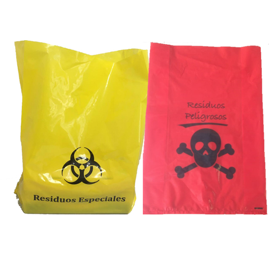 Bolsas para residuos especiales y peligrosos