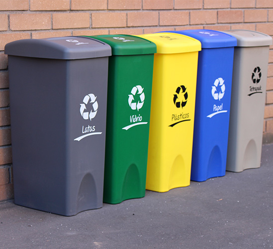 Contenedor de reciclaje 53 L