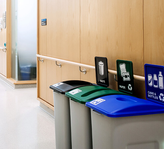 Contenedor de reciclaje Waste Watcher 87 L