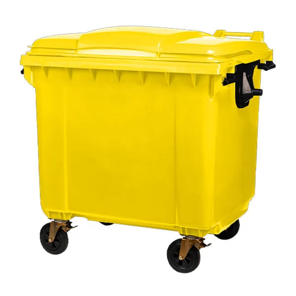 Contenedor de 1100 litros con ruedas para reciclaje ESE - Imagen 7