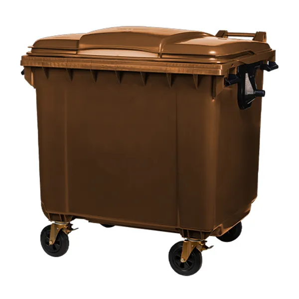 Contenedor de 1100 litros con ruedas para reciclaje ESE - Imagen 5