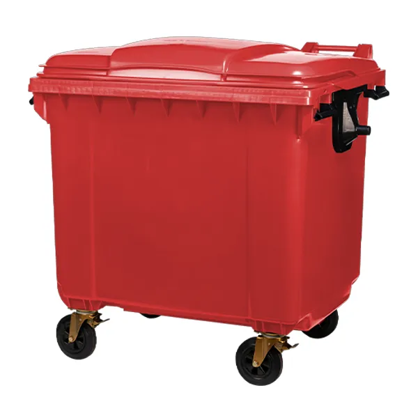 Contenedor de 1100 litros con ruedas para reciclaje ESE - Imagen 3