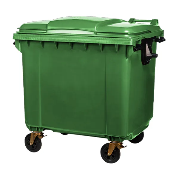 Contenedor de 1100 litros con ruedas para reciclaje ESE - Imagen 2