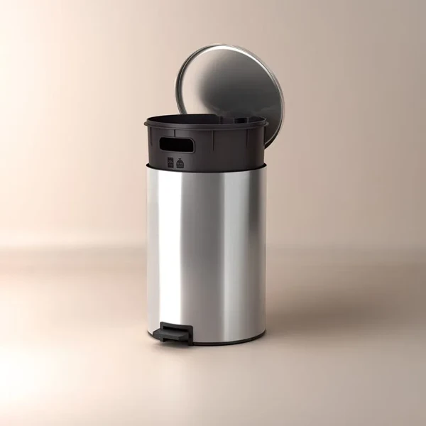 Contenedor de acero inoxidable con pedal 20 litros