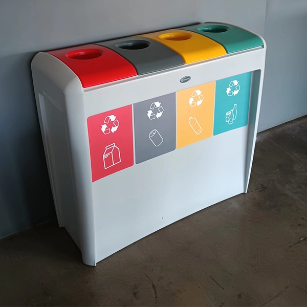 Contenedor de reciclaje cuádruple Nexus Evolution - Imagen 4